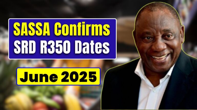 SASSA Confirms SRD R350 Dates